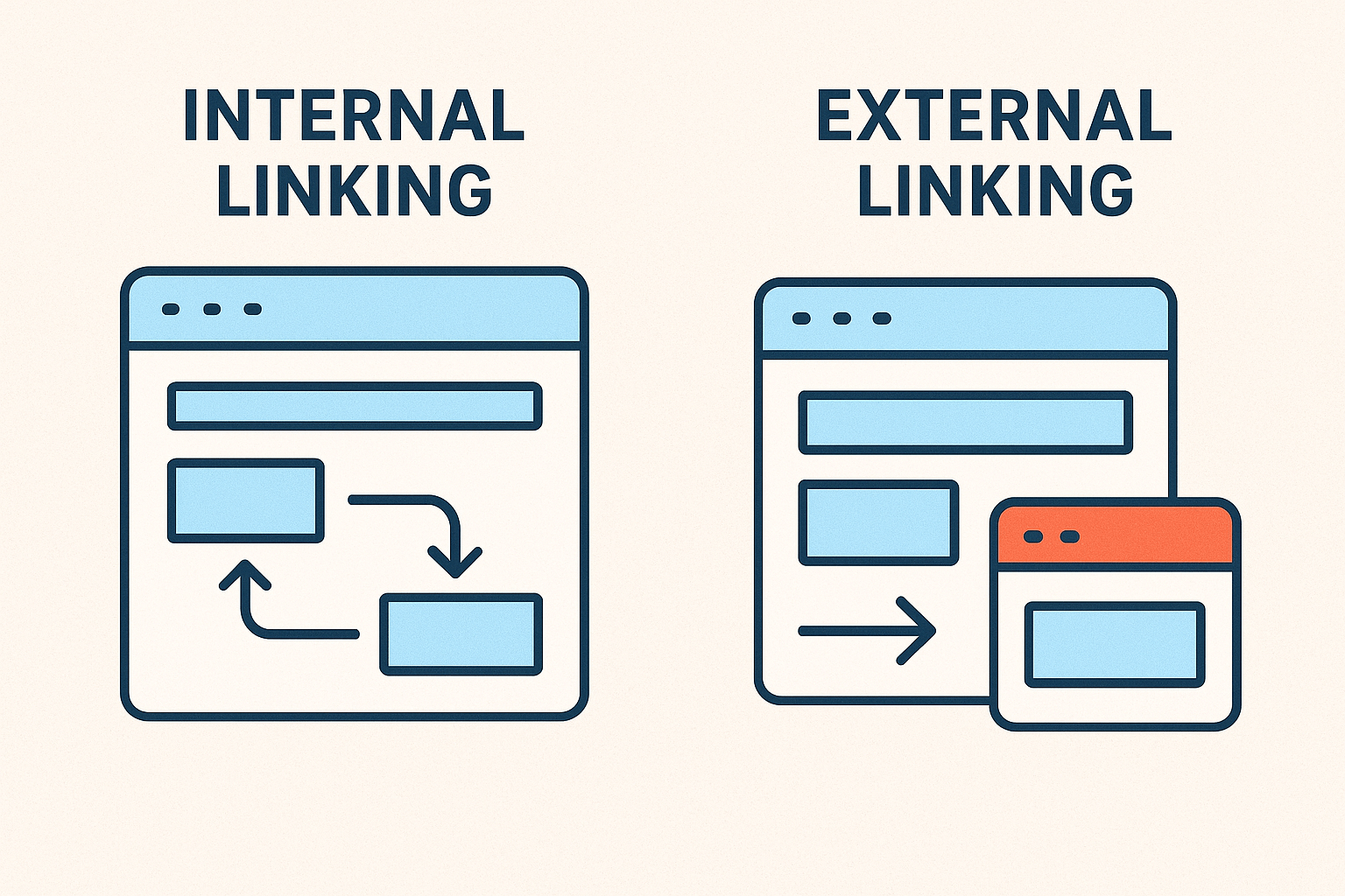 The Role of Internal and External Linking: