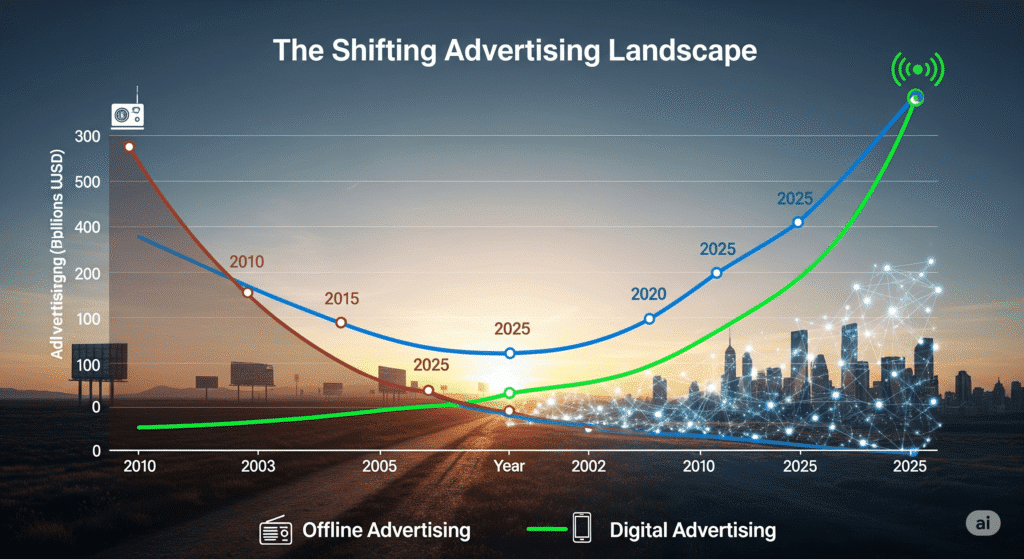 Offline Marketing Graph Will Increase or Decrease in 2026: